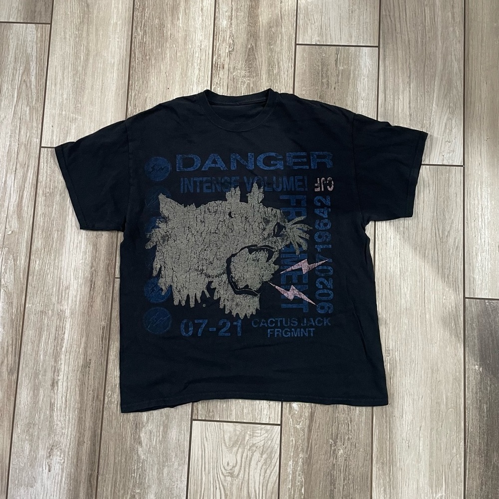 Travis Scott Cactus Jack X Fragment Thunder Tee